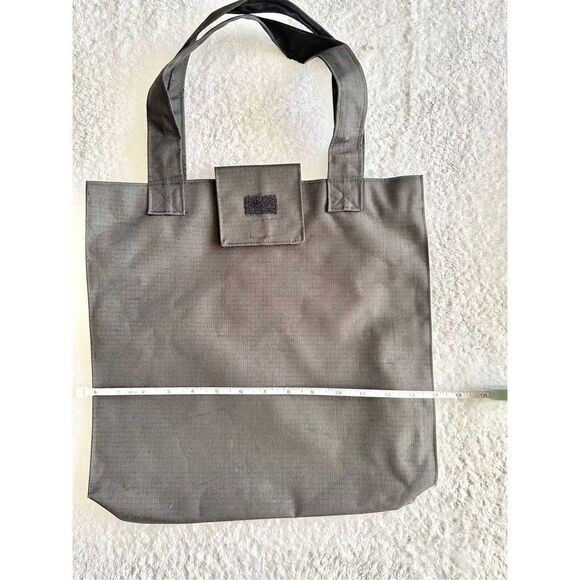 Orange and black grocery tote bags set of 3 - Halloween - Picture 4 of 5